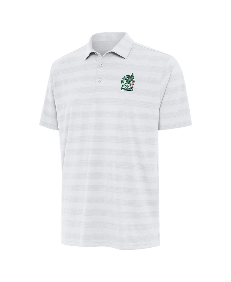 Antigua Men's White Mexico National Team Channel Polo Shirt