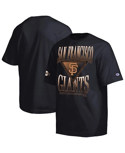 Champion Men's Black San Francisco Giants Traditions Two Locations T-Shirt