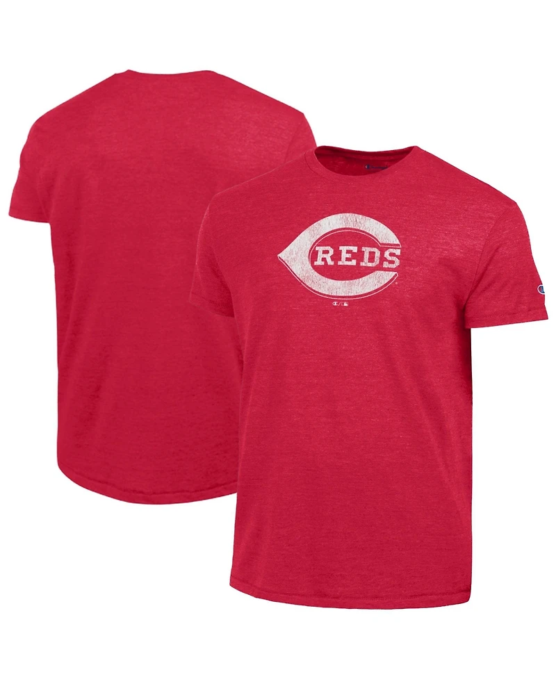 Champion Men's Red Cincinnati Reds Tri-Blend T-Shirt