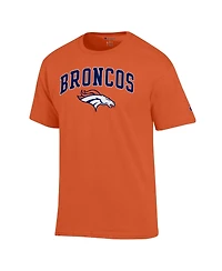 Champion Men's Orange Denver Broncos Arch Over Logo T-Shirt
