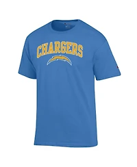 Champion Men's Powder Blue Los Angeles Chargers Arch Over Logo T-Shirt