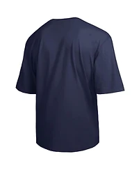Champion Men's Navy Atlanta Braves All Star Chenille Wordmark T-Shirt