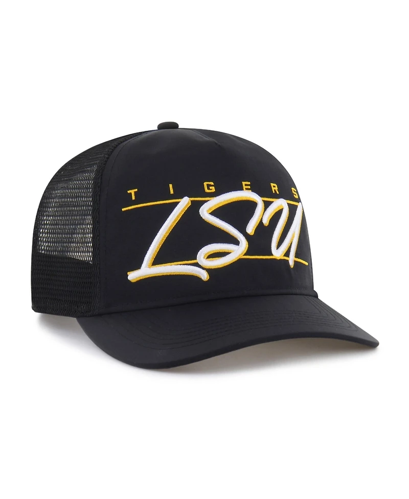 '47 Brand Men's and Women's Black Lsu Tigers Brrr Condor Mesh Hitch Adjustable Hat