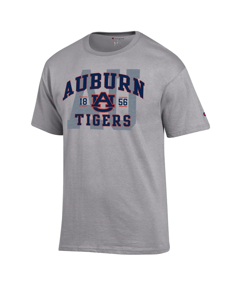 Champion Men's Heather Gray Auburn Tigers Varsity T-Shirt