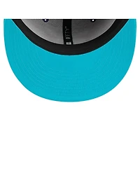 New Era Men's Purple Charlotte Hornets Two-Tone 9FIFTY Snapback Hat