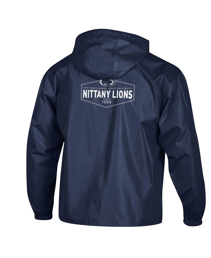 Champion Men's Navy Penn State Nittany Lions Delay Packable Half-Zip Jacket