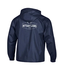 Champion Men's Navy Penn State Nittany Lions Delay Packable Half-Zip Jacket