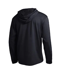 Champion Men's Black Lsu Tigers Tonal All-Star Long sleeves Hooded T-Shirt