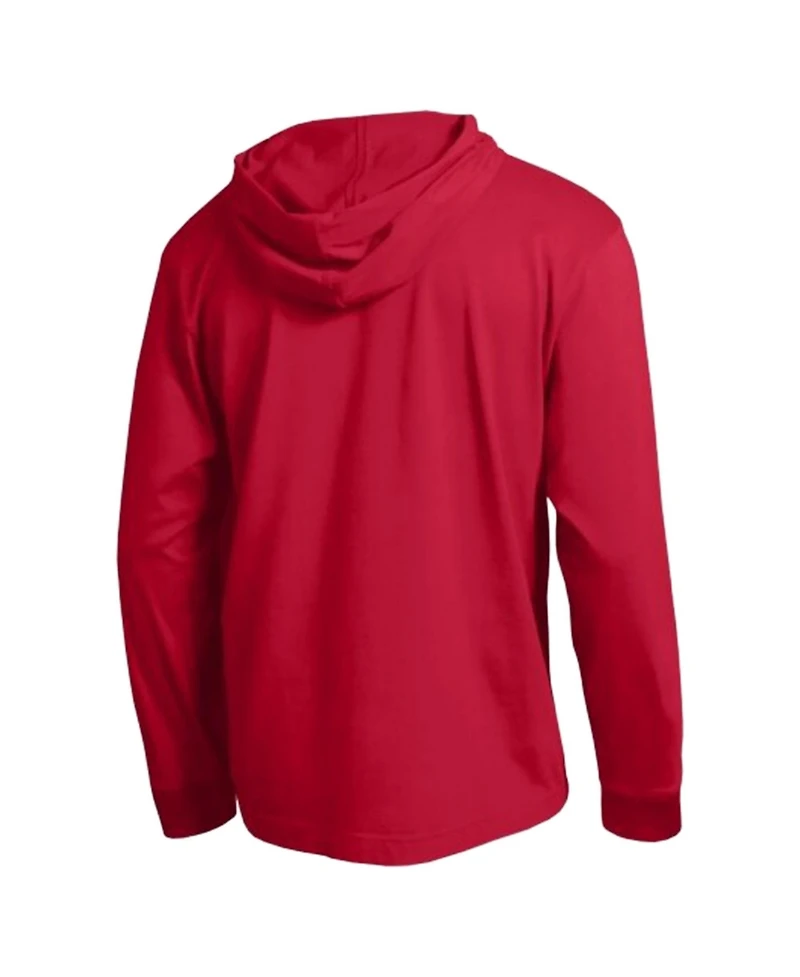 Champion Men's Red Utah Utes Tonal All-Star Long sleeves Hooded T-Shirt