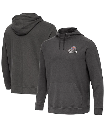Antigua Men's Black New York Knicks 2026 Nba Finals Champions Wordmark Cloud Hoodie