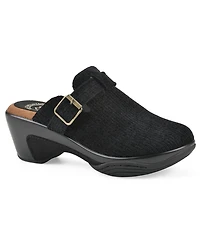 White Mountain Women's Vias Slip-On Mule Clogs