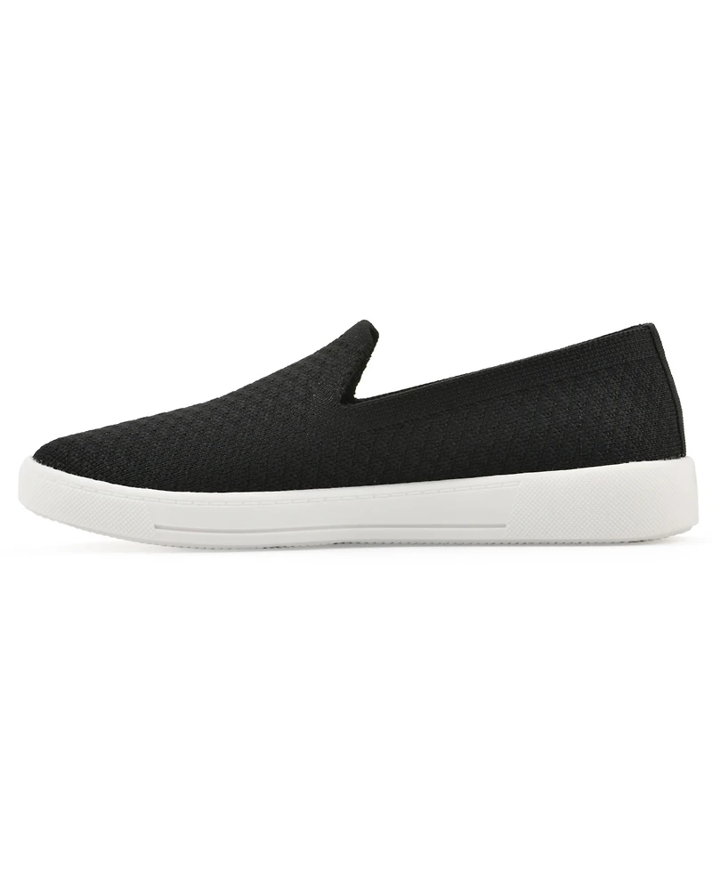 White Mountain Women's Upstay Slip-On Sneaker Flats