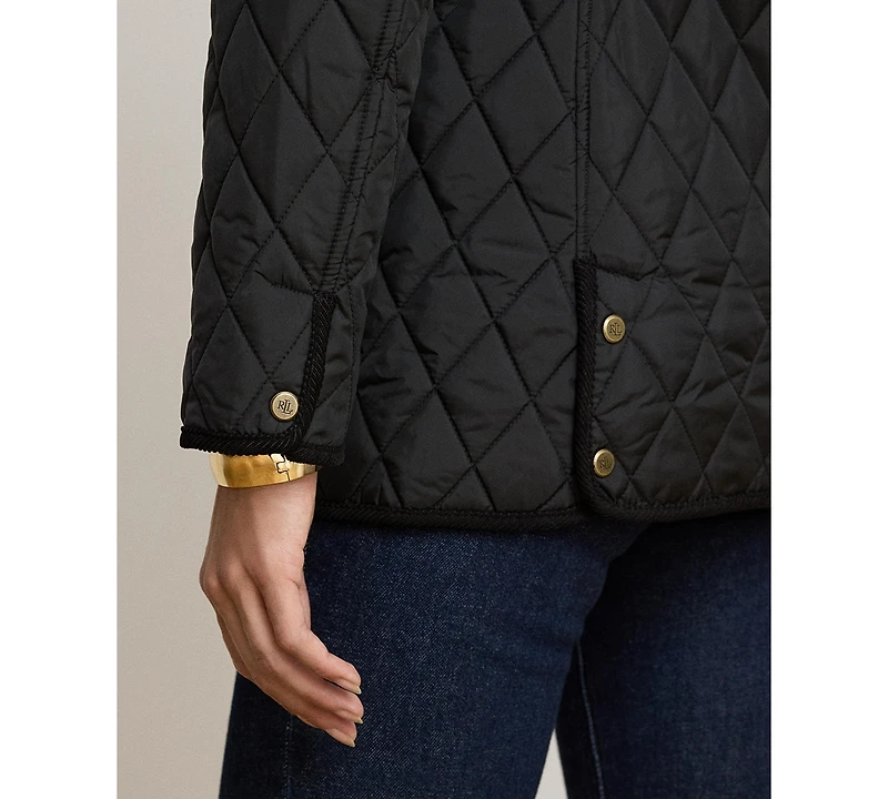 Lauren Ralph Women's Crested Quilted Jacket