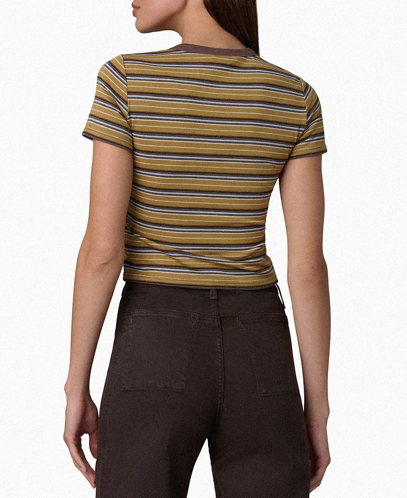 Joe's Jeans Women's Crewneck Pull-On Baby T-Shirt