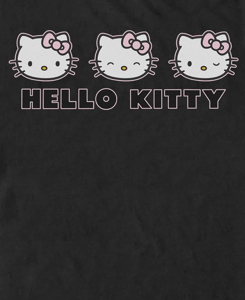 Fifth Sun Men's Hello Kitty Expressions Graphic T-Shirt