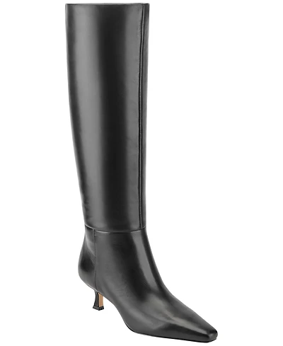 Marc Fisher Ltd Women's Kaisley Kitten Heel Tall Dress Boots