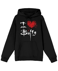 Buffy The Vampire Slayer Men's I Love Long Sleeve Adult Hooded
