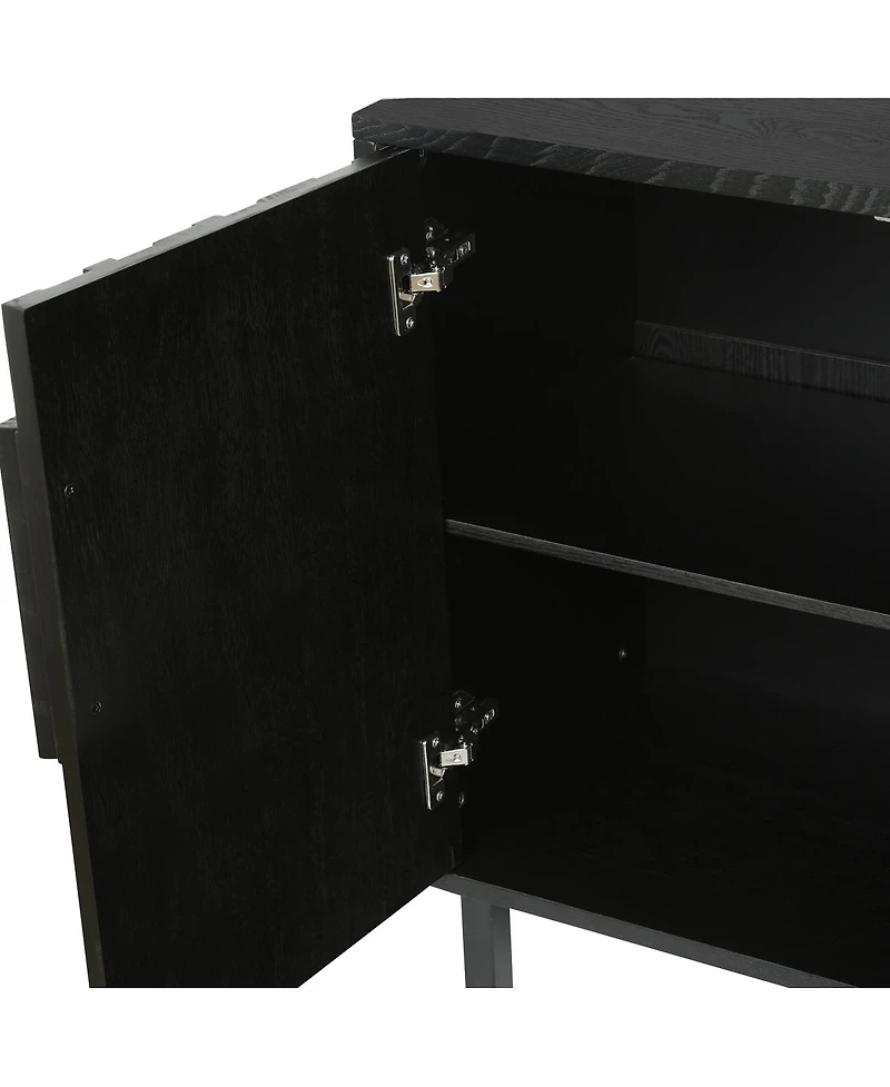 Streamdale Furniture Streamdale 47.24" Sideboard With Straight Wood Pattern