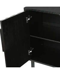 Streamdale Furniture Streamdale 47.24" Sideboard With Straight Wood Pattern
