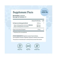 Youtheory ashwagandha Capsule, Helps Maintain Normal cortisol Level, Helps Reduce Stress, 60 Counts bundle of 2