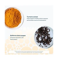 Youtheory Turmeric Extra Strength 1,000 Milligram Turmeric Supplement with 10 Milligram Pepper Curcumin Joint Support 60 Vegetarian Capsules