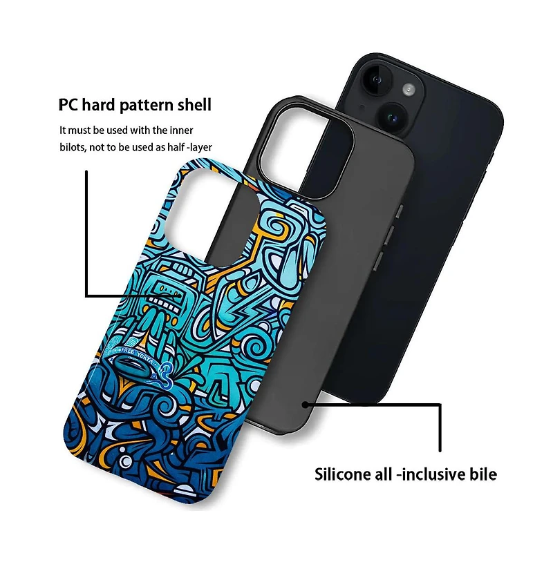 Lisen 2-Layer Military-Grade Phone Case Compatible with Apple iPhone 17 Pro Max