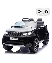 homfan 12V 2-Seater Ride On Car for Kids, Licensed Land Rover Battery Powered Electric Vehicle w/ Parent Remote, Led Light, MP3 Player, 3 Speeds 3-8