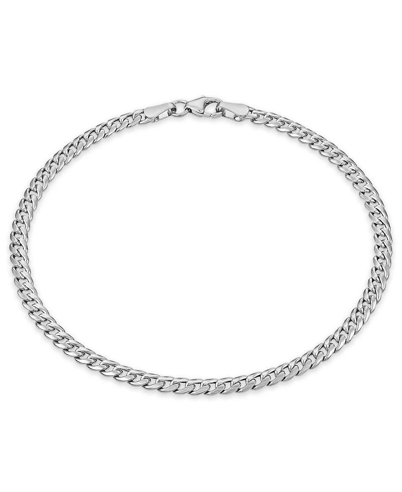 Macy's Double-Sided Cuban Chain 7.5" Bracelet in 10k Yellow Gold (4mm)