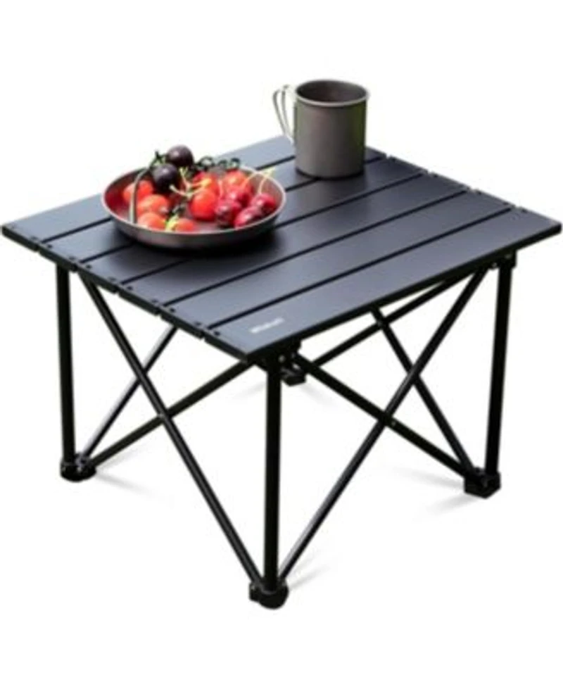 Mountaintop Ultralight Camping Table Compact Aluminum Folding Table With Carry Bag For Outdoor Picnic Bbq Cooking