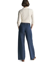 Bcbg Women's Wide-Leg Loose-Fit Sailor Jeans