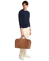 Michael Kors Men's Medium Suede Slouch Duffel Bag