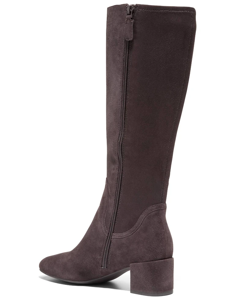 Cole Haan Women's Go-To-Serenna Block Heel Tall Shaft Dress Boots
