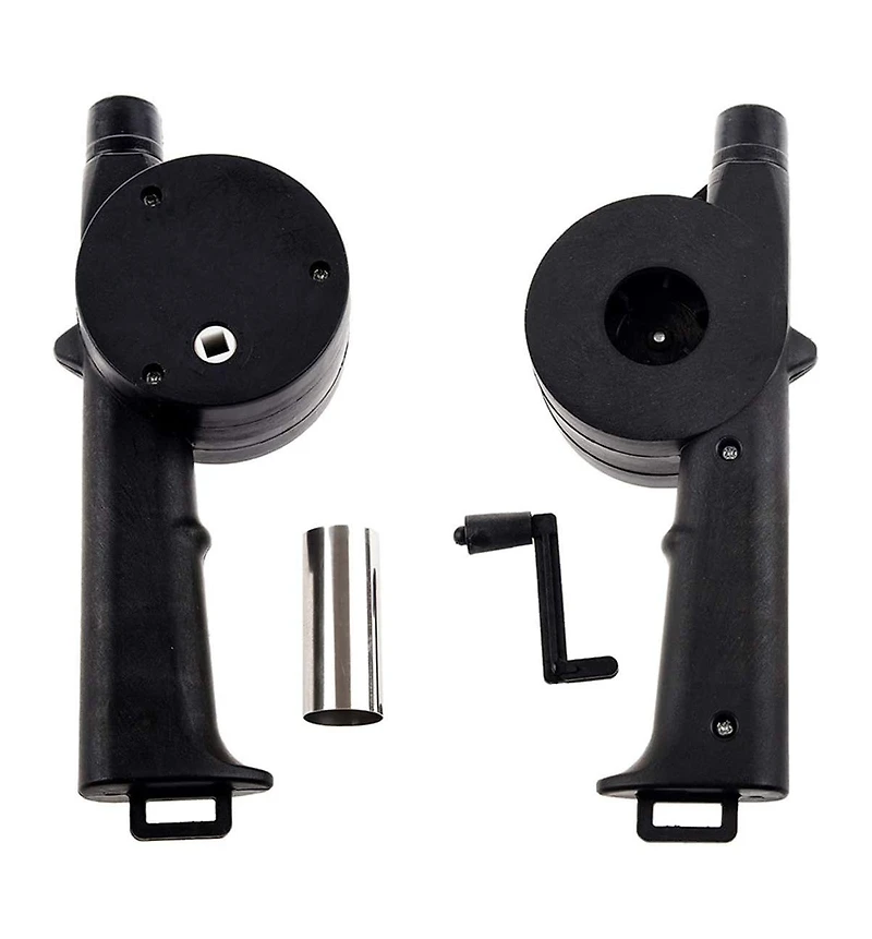 Mountaintop Bbq Fan Air Blower Fast Fire Starter Portable Mini Manual Hand Crank for Outdoor Picnic Camping Cooking Barbecue Charcoal Grills