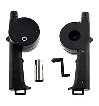 Mountaintop Bbq Fan Air Blower Fast Fire Starter Portable Mini Manual Hand Crank for Outdoor Picnic Camping Cooking Barbecue Charcoal Grills