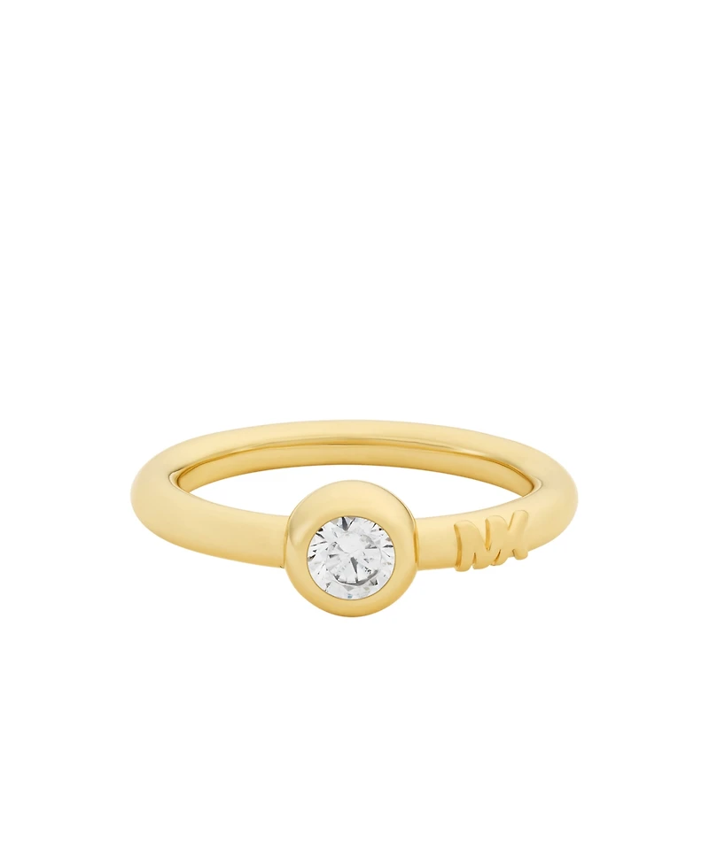 Michael Kors Bezel-Set Solitaire Ring