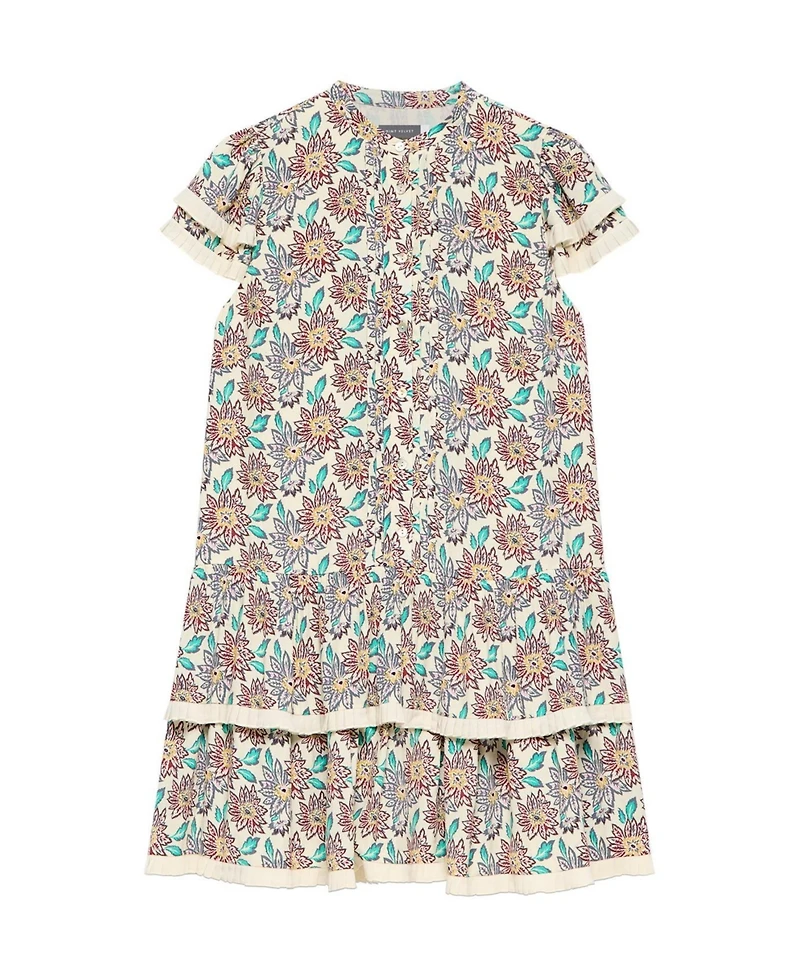 Mint Velvet Women's Soft Petal Ruffle Floral-Print Mini Dress