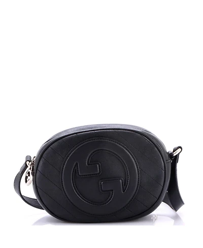 Pre-Owned Gucci Blondie Nm Round Camera Bag Diagonal Quilted Leather