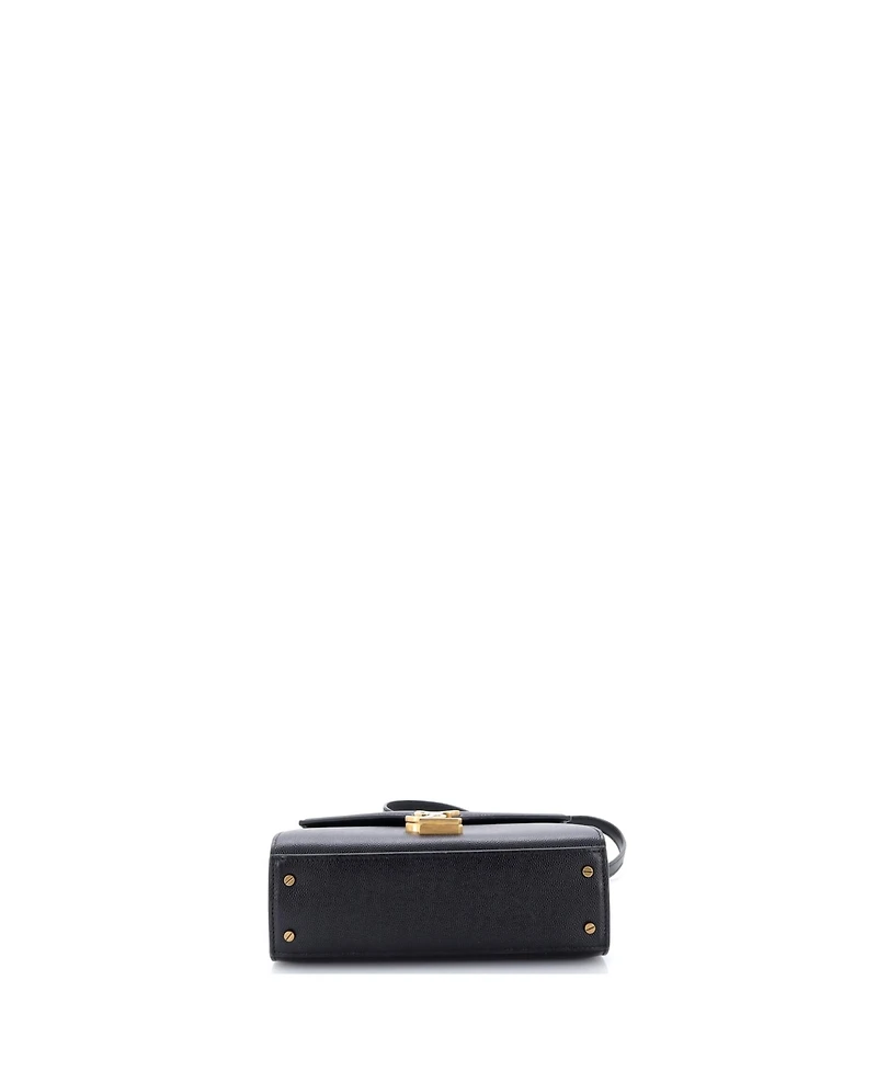 Pre-Owned Saint Laurent Mini Cassandra Top Handle Bag Leather