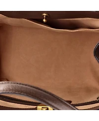 Pre-Owned Gucci Medium Totem Top Handle Bag Leather