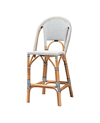 bali & pari Genica 44.9" Rattan Classic French Bar Stool