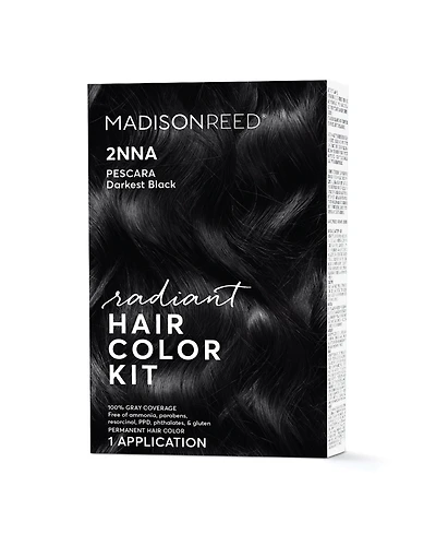 Madison Reed 8-Piece Pescara Darkest Black Radiant Hair Color Kit