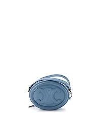 Pre-Owned Celine Mini Triomphe Oval Crossbody Bag Leather