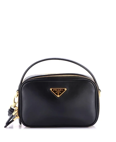Pre-Owned Prada Mini Odette Top Handle Bag Leather