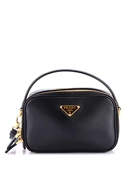 Pre-Owned Prada Mini Odette Top Handle Bag Leather