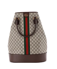 Pre-Owned Gucci Savoy Duffle Bag Gg Coated Canvas
