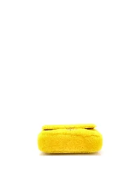 Pre-Owned Celine Small Triomphe Chain Shoulder Bag Shearling
