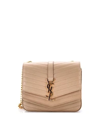 Pre-Owned Saint Laurent Small Sulpice Flap Bag Matelasse Chevron Leather
