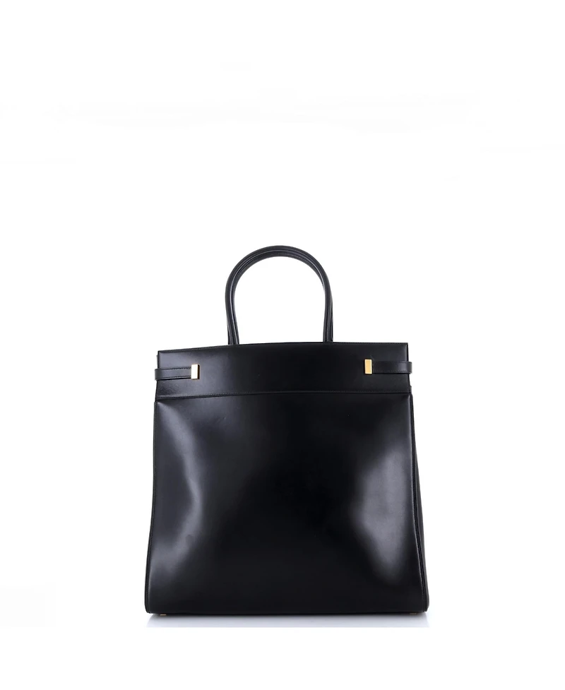 Pre-Owned Saint Laurent North South Manhattan Tote Leather