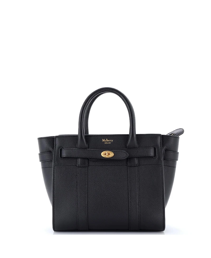 Pre-Owned Mulberry Mini Bayswater Zipped Tote Leather