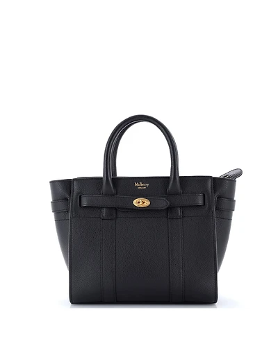 Pre-Owned Mulberry Mini Bayswater Zipped Tote Leather